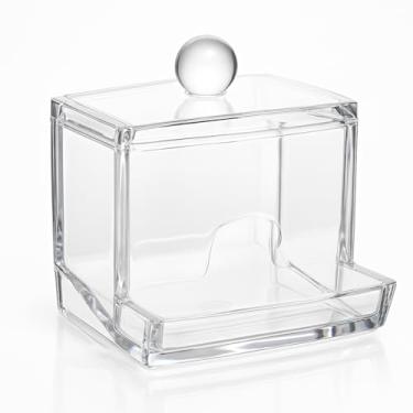 Imagem de Porta Cotonete Transparente de Acrílico