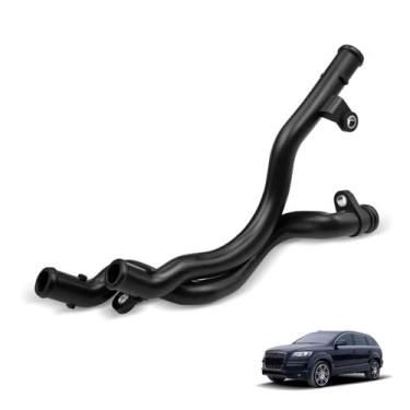 Imagem de 06E121044C/06E121044D/06E121044N/06E121044AF Linha de água de resfriamento do motor para VW Touareg Audi A4 A5 A6 A8 Q5 Q7 06 Tubo de retorno secundário do líquido de arrefecimento do motor compatível