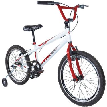Imagem de Bicicleta Infantil Aro 20 BMX com Roda Lateral Tridal Bike Quadro Aço Carbono e Freio V-Brake