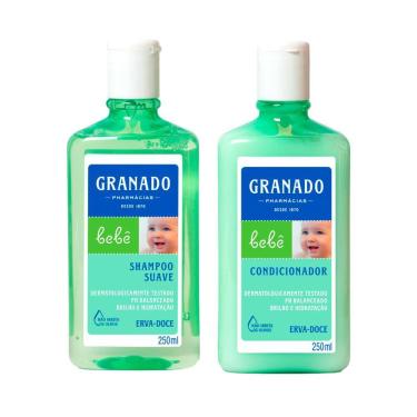 Imagem de Kit 1 Shampoo Suave Granado Bebê Erva Doce 250ml