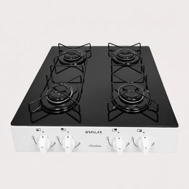 Imagem de Fogão Cooktop Asiático Vidro 4 Bocas Braslar