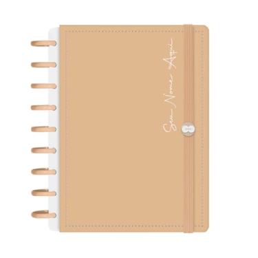 Imagem de Caderno De Disco Iscool Inteligente 140 Folhas Personalizado Solid Colors Nude M+