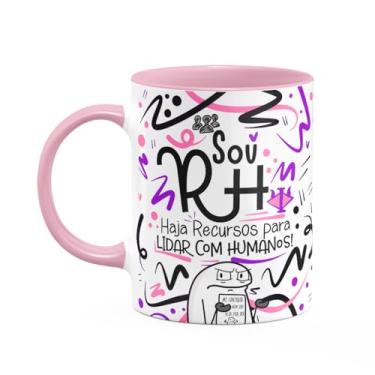 Imagem de JPS INFO, Caneca Flork Profissões - Sou Recursos Humanos - M2 B-pink