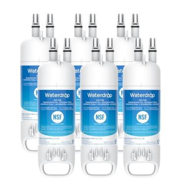 Imagem de Waterdrop EDR1RXD1, substituição para filtro Everydrop® 1, W10295370A, EDR1RXD1B, P8RFWB2L, P4RFWB, Kenmore® 46-9081, 46-9930, filtro de água para geladeira WD-F38, pacote com 6