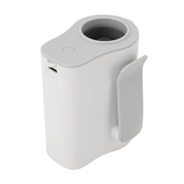 Imagem de KUIDAMOS Ventilador de Cintura Silencioso Ajustável Portátil Compacto Recarregável Usb Ventilador de Refrigeração para Viagens Ao Ar Livre Praia Acampamento para Adultos e Crianças (Branco)