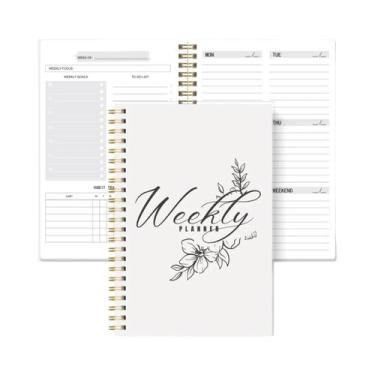 Imagem de Caderno Planejador Semanal A5 Sem Data Lista De Tarefas Metas Semanais