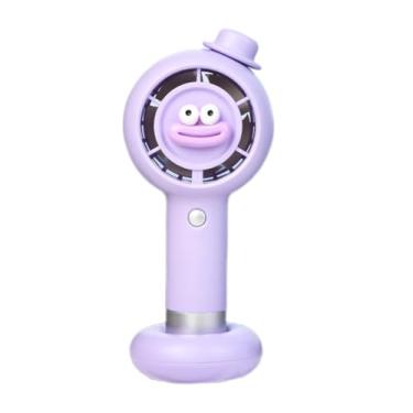 Imagem de Ventilador portátil | Dispositivos de resfriamento de 3 velocidades recarregáveis por USB | Ventiladores manuais tipo C ajustáveis - para homens, mulheres, crianças, ambientes internos, casa