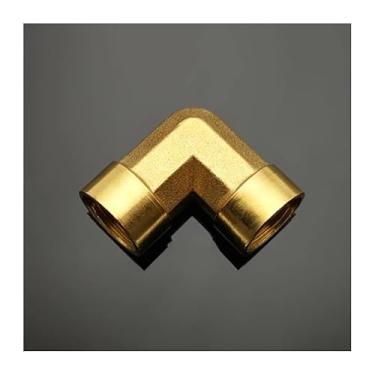 Imagem de 1/20.3 cm 1/10.2 cm 3/20.3 cm 1/5.1 cm 3/10.2 cm 2.5 cm fêmea x rosca macho 90 graus latão cotovelo encaixe conector acoplador para água combustível cobre adaptador (fêmea, 5 cm)