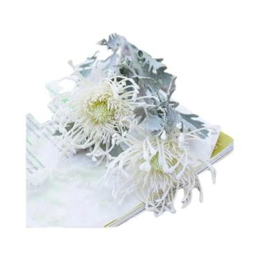 Imagem de Flores Artificiais Garra De Caranguejo, Ramo Curto Com 2 Pontas, Guirl