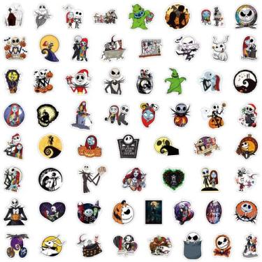 Imagem de Adesivos de Natal, Halloween, vinil impermeável, 60 unidades - yiweisa