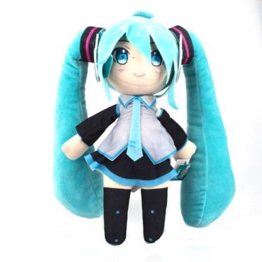 Imagem de Boneca de pelúcia Miku Girl 33 cm de anime com enchimento de seda - Yi