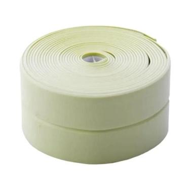 Imagem de Fita Adesiva Branca De PVC Impermeável Super Forte Para Pia De Banheir