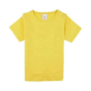 Imagem de Camisetas De Algodão De Verão Para Meninos E Meninas, Manga Curta, Top