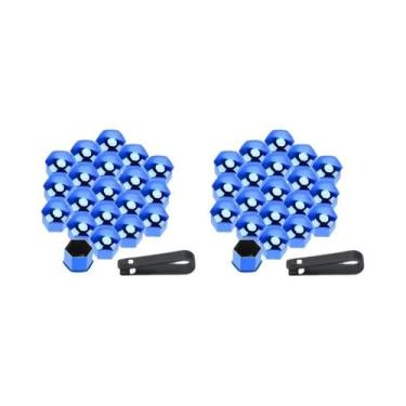 Imagem de Capas De Plástico Pretas Para Porcas De Roda De Carro 17 19 21mm, Prot