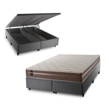 Imagem de Cama Box Baú Georgia com Molas Ensacadas 193x203 King House