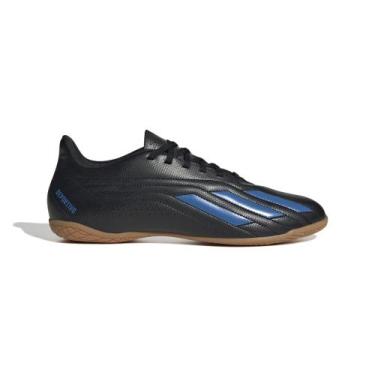 Imagem de Chuteira Futsal Adidas Deportivo II Cor: Preto E Azul - Tamanho: 42