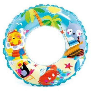 Imagem de Bóia Redonda Estampada Animais 61Cm - Intex