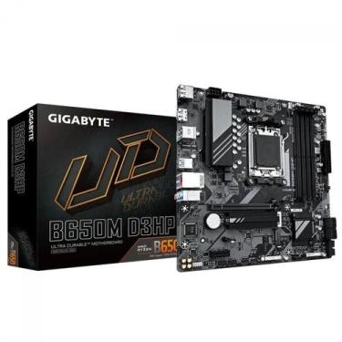 Imagem de Placa Mãe Gigabyte B650M D3HP, Chipset B650, AMD AM5, MATX, DDR5