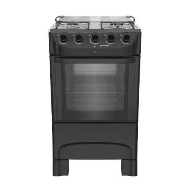 Imagem de Fogao 4bcs Mesa Inox Mfi4bb Mueller, Preto, Bivolt
