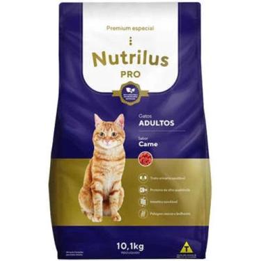 Imagem de Ração Seca Nutrilus Pro+ Carne para Gatos Adultos