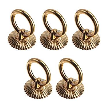Imagem de 5 pcs armário de estilo retro alças de gabinete decorativo Acessórios YYDFPIIA (Size : 4x2.9cm)