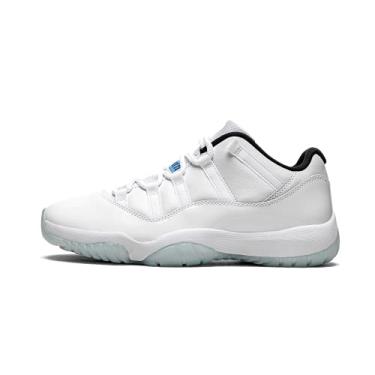 Imagem de Nike Air Jordan 11 XI Retro Low Legend Blue AV2187-117 Tamanho dos EUA, Branco/Branco/Preto/Azul Lenda, 10