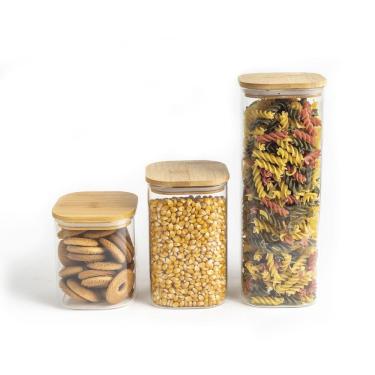 Imagem de Kit Potes De Mantimento Quad Flex 800/1100/1900Ml - 3Pçs