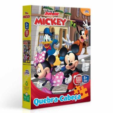 Imagem de Quebra-Cabeça - 100 Peças - Disney Junior - Mickey - Toyster