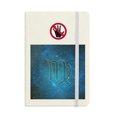 Imagem de Caderno secreto Constelação do zodíaco de Virgem Noite Estrelada Diário Clássico A5