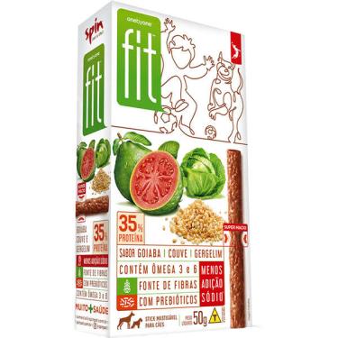 Imagem de Petisco Fit para Cães Sabor Couve e Goiaba - 50g