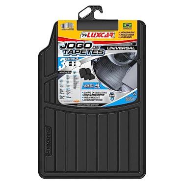 Imagem de Kit de 4 peças, TAPETE BORRACHA UNIVERSAL SÉRIE 3 Luxcar Universal