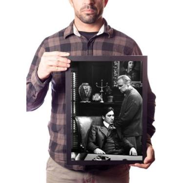 Imagem de Quadro Don Vito & Michael Corleone Foto O Poderoso Chefão - Fanarte