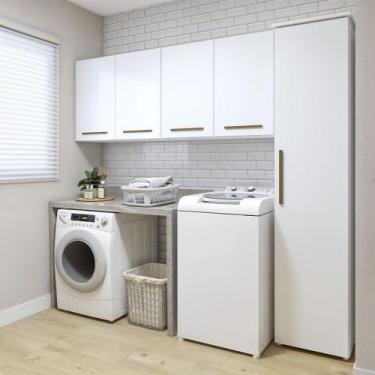 Imagem de Lavanderia Modulada Guarulhos 1 Armário Multiuso e 2 Armários Aéreos B