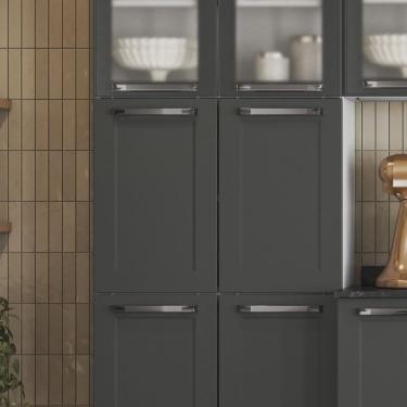 Imagem de Paneleiro Duplo em Aço 6 Portas 2 Portas em Vidro Itatiaia