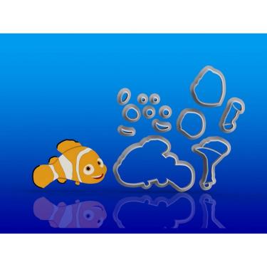 Imagem de Cortador Procurando Nemo - Peixe Nemo Tamanho 5 Cm