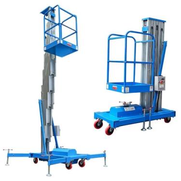 Imagem de Plataforma Elevatória 8m Tesoura Hidráulica 130kg Mastro Único