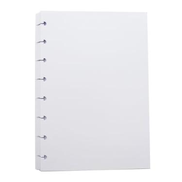 Imagem de ITSYHPRO Refil A5 Junior Size Discbound 14.6 cm x 21.0 cm 8 Discos Papel Discbound Planner Inserções 60 Folhas/120 Páginas (Papel em Branco)