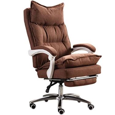 Imagem de Cadeira executiva cadeiras executivas para cadeira de escritório de tecido confortável grande e alta, cadeira de jogo reclinável com apoios de braço de ligação, suporte de carga 150 kg