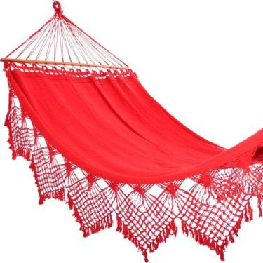 Imagem de Rede Descanso Dormir Casal Com Madeira Americana Resitente - ATACADAO 