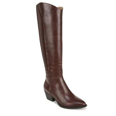 Imagem de LifeStride Botas de montaria femininas Reese Western cano alto na altura do joelho, Marrom, 7 Wide