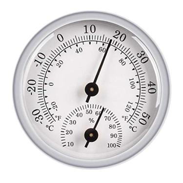 Imagem de 2 em 1 Termômetro de Parede Higrômetro -20 E 120 F / -30 C UR