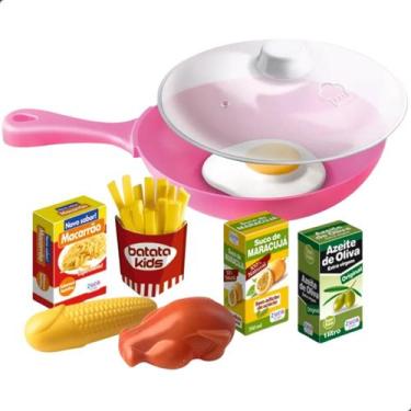 Imagem de Panela Big Frigideira Com Tampa Kids Brinquedo Infantil Zucatoys