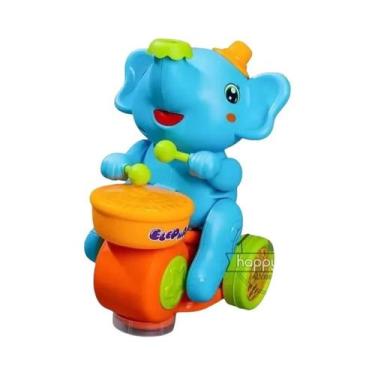 Imagem de Brinquedo Elefante Musical Com Luz LED Para Crianças, Atividade Educac