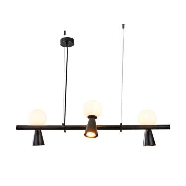 Imagem de Lustre Pendente Nordecor Teas 2468 Preto G9 / Gu10 Bivolt