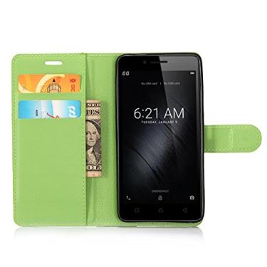Imagem de Capa carteira Lenovo K10E70, capa carteira flip de couro PU premium com compartimento para cartão, suporte e fecho magnético [capa interior à prova de choque de TPU] Compatível com Lenovo K10E70