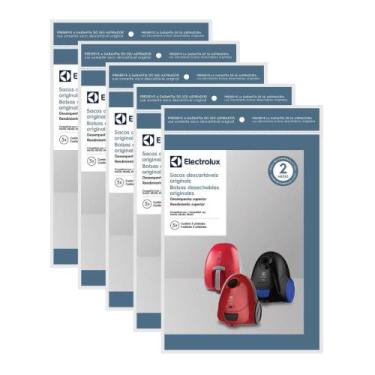 Imagem de 5 Kits Sacos Descartáveis P/Aspirador Electrolux Nano