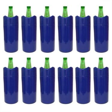 Imagem de Porta Garrafa Térmico 600ml Camisinha Para Cerveja Kit 12 unidades - L