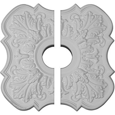 Imagem de Medalhão de teto Ekena Millwork 17 3/4" de diâmetro x 3 1/8" ID x 1" P Peralta, Divisor, 17 3/4"OD x 3 1/8"ID x 1"P (Fits Canopies up to 4 5/8"), Factory Primed