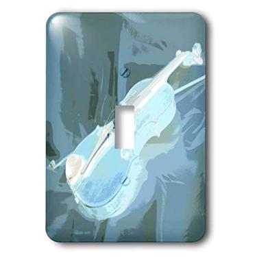 Imagem de 3dRose Tampa para interruptor de luz abstrata violino azul lsp_35221_1