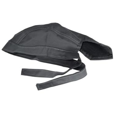 Imagem de RIVERWELD Chapéu de pirata de tecido retardador de chamas, cor cinza para soldadores, capacete de soldagem, equipamento de segurança de trabalho, proteção da cabeça de engrenagem